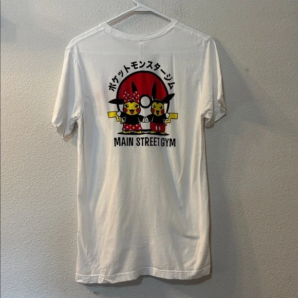 Bella Canvas White Tee with Red Graphic - Picture 5 of 6